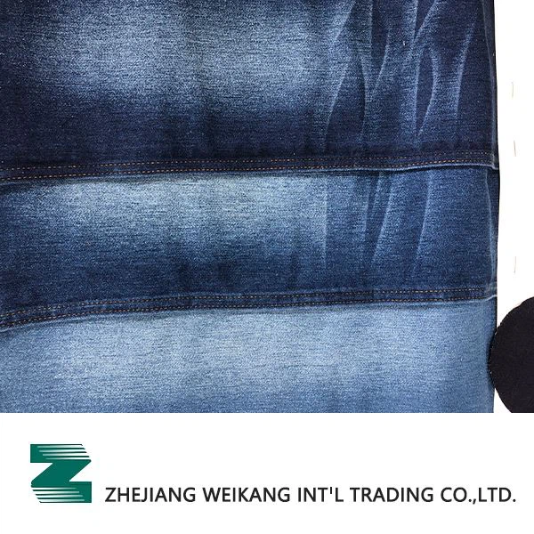 धोने से पहले कॉटन स्ट्रेच इंडिगो डेनिम 9.7oz