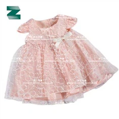 एंब मेश के साथ बच्चों के लिए राजकुमारी पोशाक